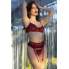 Chilirose Ensemble Florissa 4 Pièces Rouge